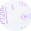 Disco película acabado antipolvo 6pulg P8 P1200 Dorado