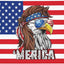 Bandera Merica águila salmonete 3x5ft poliéster 4 de julio