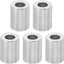 Espaciadores aluminio M6 redondo 5 pzas 0.24x0.47x0.63pulg