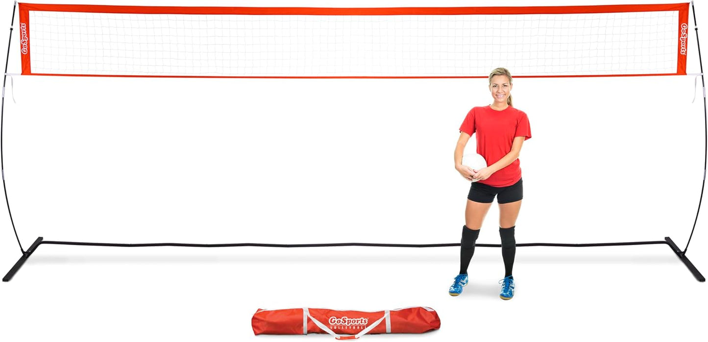 Red voleibol ajustable uso interior exterior 12-20ft