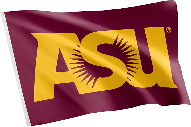 Bandera Asu Diablos 3x5ft Tela Poliéster Duradera