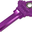 Llave magnética Schlage aluminio anodizado púrpura