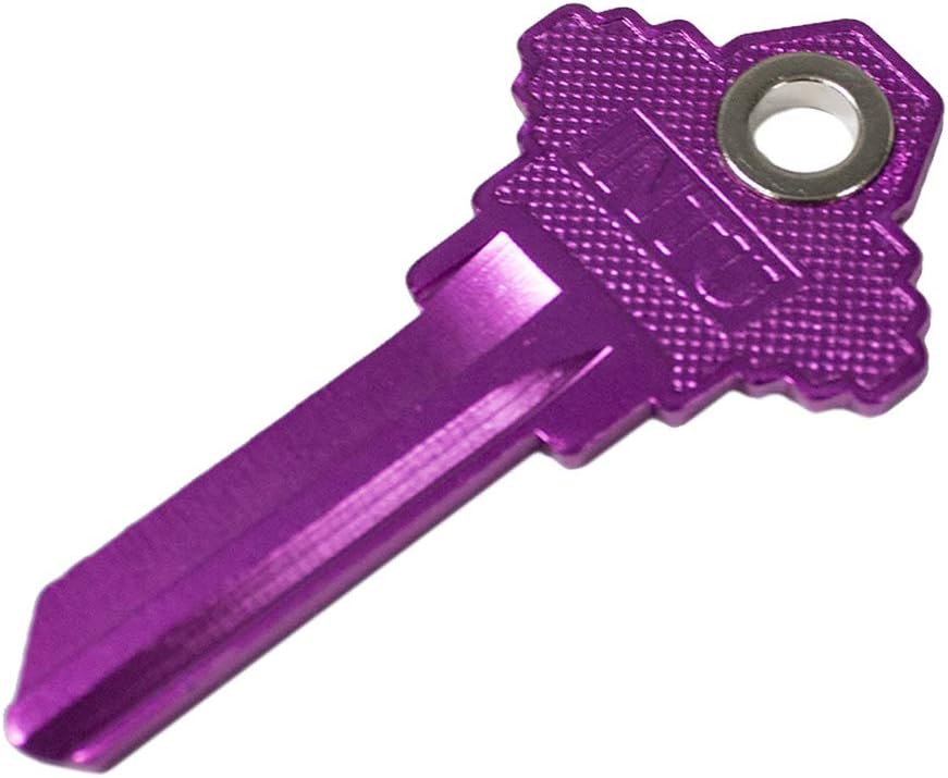 Llave magnética Schlage aluminio anodizado púrpura