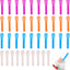 40 Cucharas Helado Reutilizables 4 Colores para Postres
