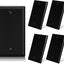 Placas pared dispositivo blanco 4.5x2.75 cubierta termoplástica