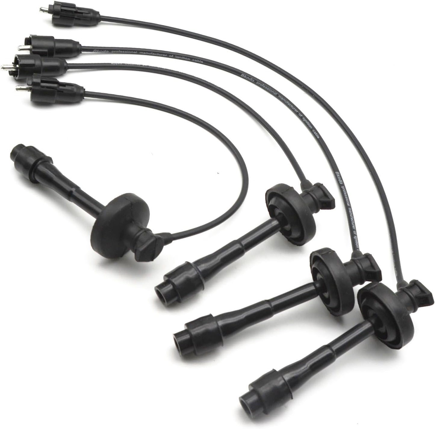 Set 4 cables bujía comp Toyota Corolla L4 1.8L