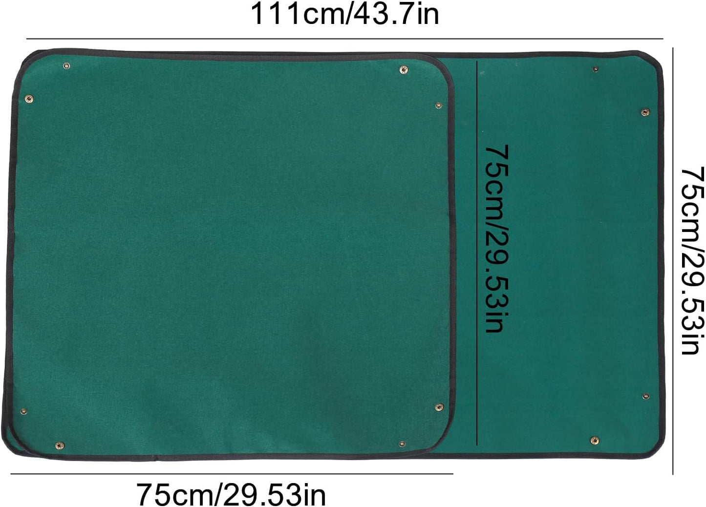 Alfombrilla trasplante plantas jardinería tela Oxford 75x110cm