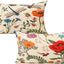 2 Pzas Fundas Almohada Lumbares 12x20" Exteriores Jardín
