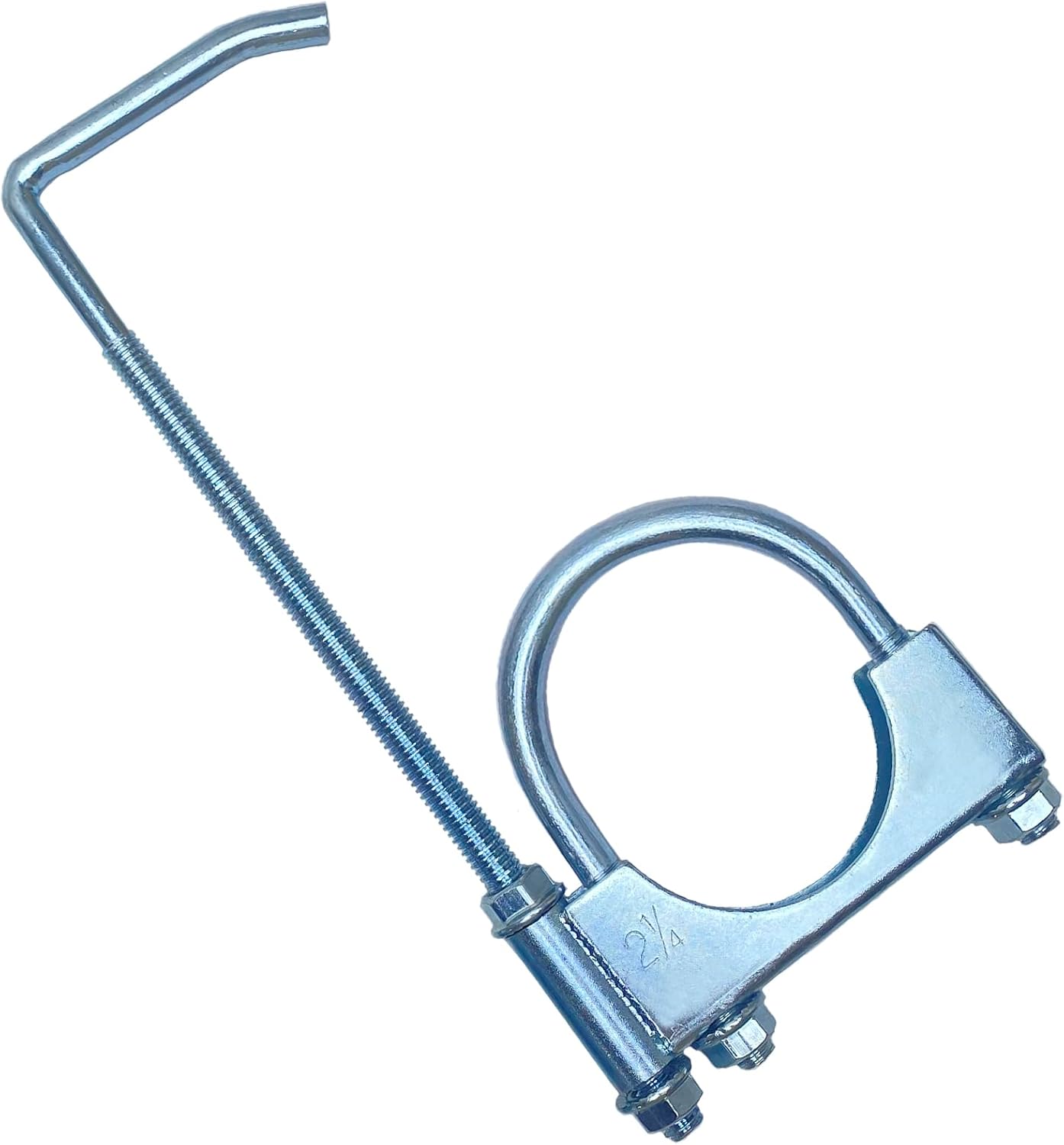 Abrazadera universal escape con percha para silenciador