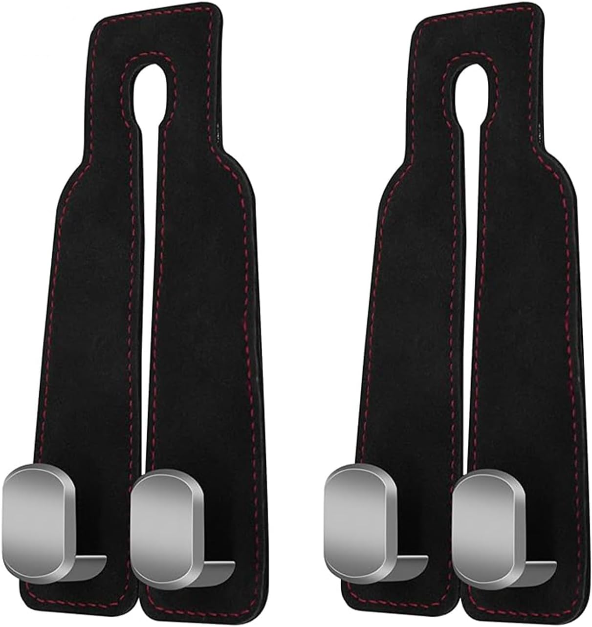 Set 2 ganchos asiento trasero coche para bolsos