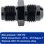 Adaptador macho 1/2-20 aluminio negro pack 2