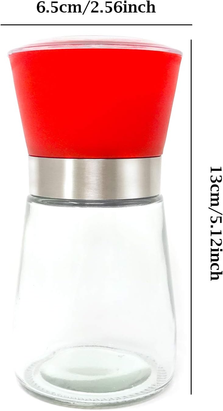 Molinillo de pimienta manual con tarro de cocina