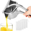 Exprimidor manual de aluminio para frutas cítricas