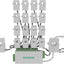 Monitor energía inteligente SIEMENS con sensores 16-50A y