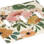 Placa interruptor luz triple bohemio floral rosa decorativa