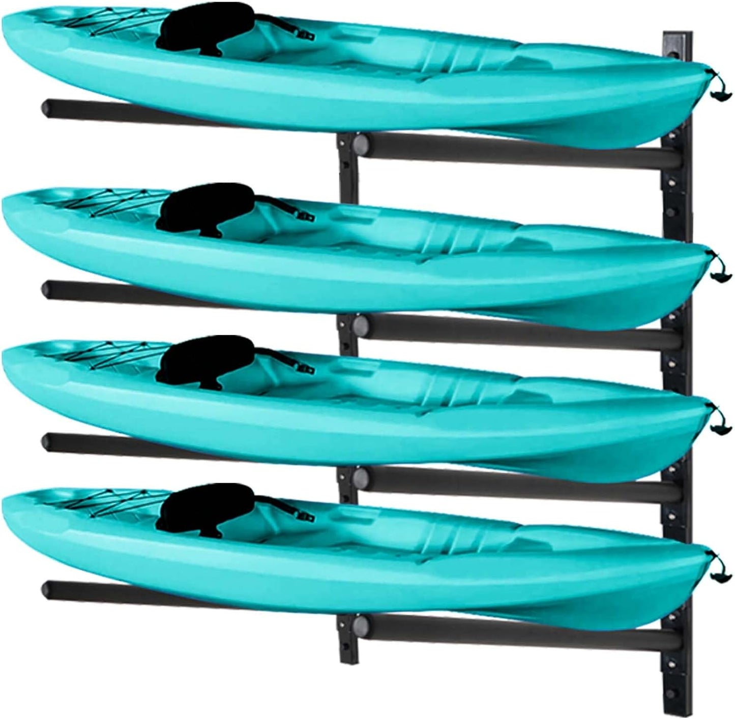 Estante pared ajustable para kayak y garaje 2-4 niveles