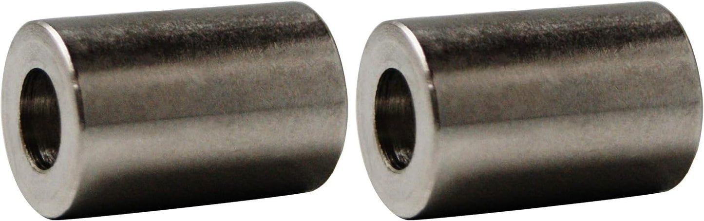 Espaciador acero inox 1/2pulg 1/2pulg para 1/4pulg set 2