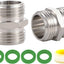 Conector macho 3/4 ght acero inox 304 paquete 2