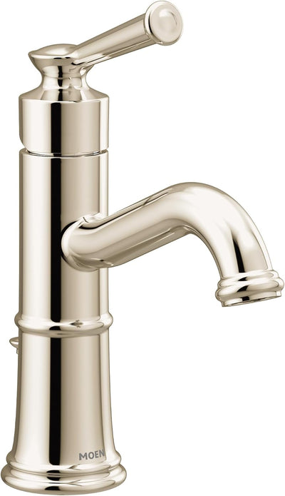 Llave fregadero baño un maneral níquel pulido 6402NL