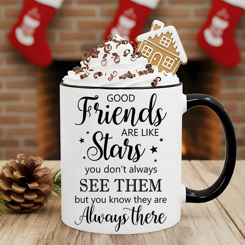 Taza regalo navidad para amigas y hermanas