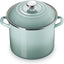 Olla Esmaltada 10qt Perilla Acero Inox Color Sal Marina