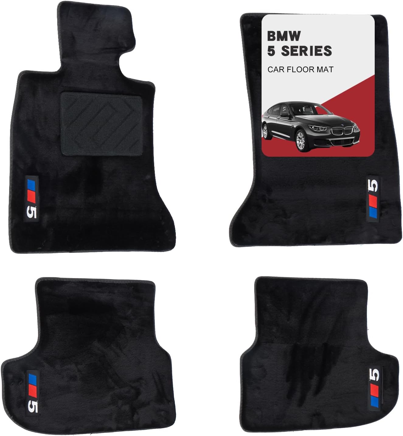 Alfombrillas 3D BMW 5 Serie 2014-17 lana antiderrap