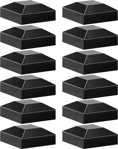 Tapas aluminio postes valla 2x2pulg color negro ajuste a presión