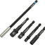 Juego 5 Pzas Brocas Impacto Llaves Hex Adaptadores 6pulg