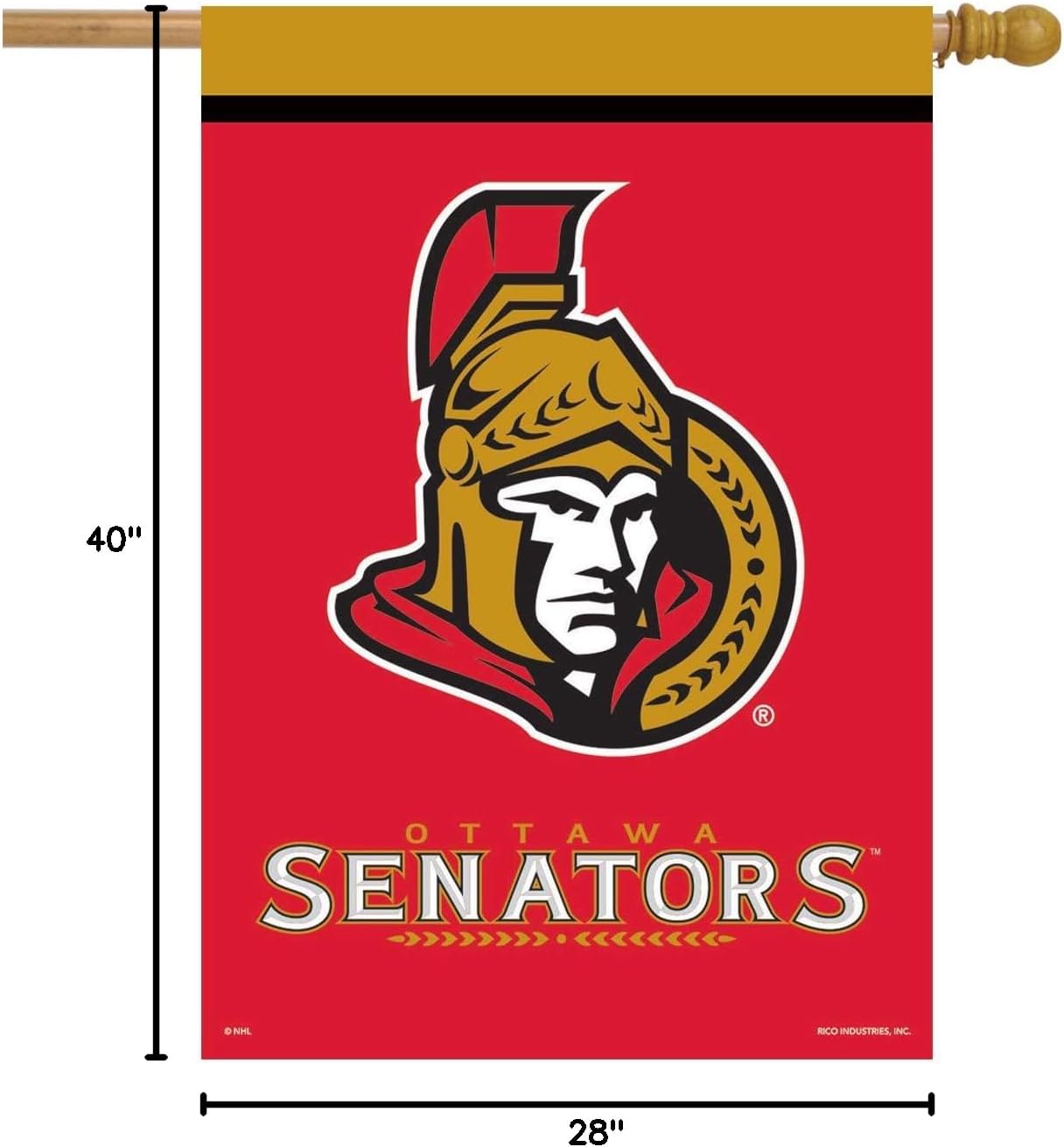 Bandera Ottawa Senators NHL 40x28pulg
