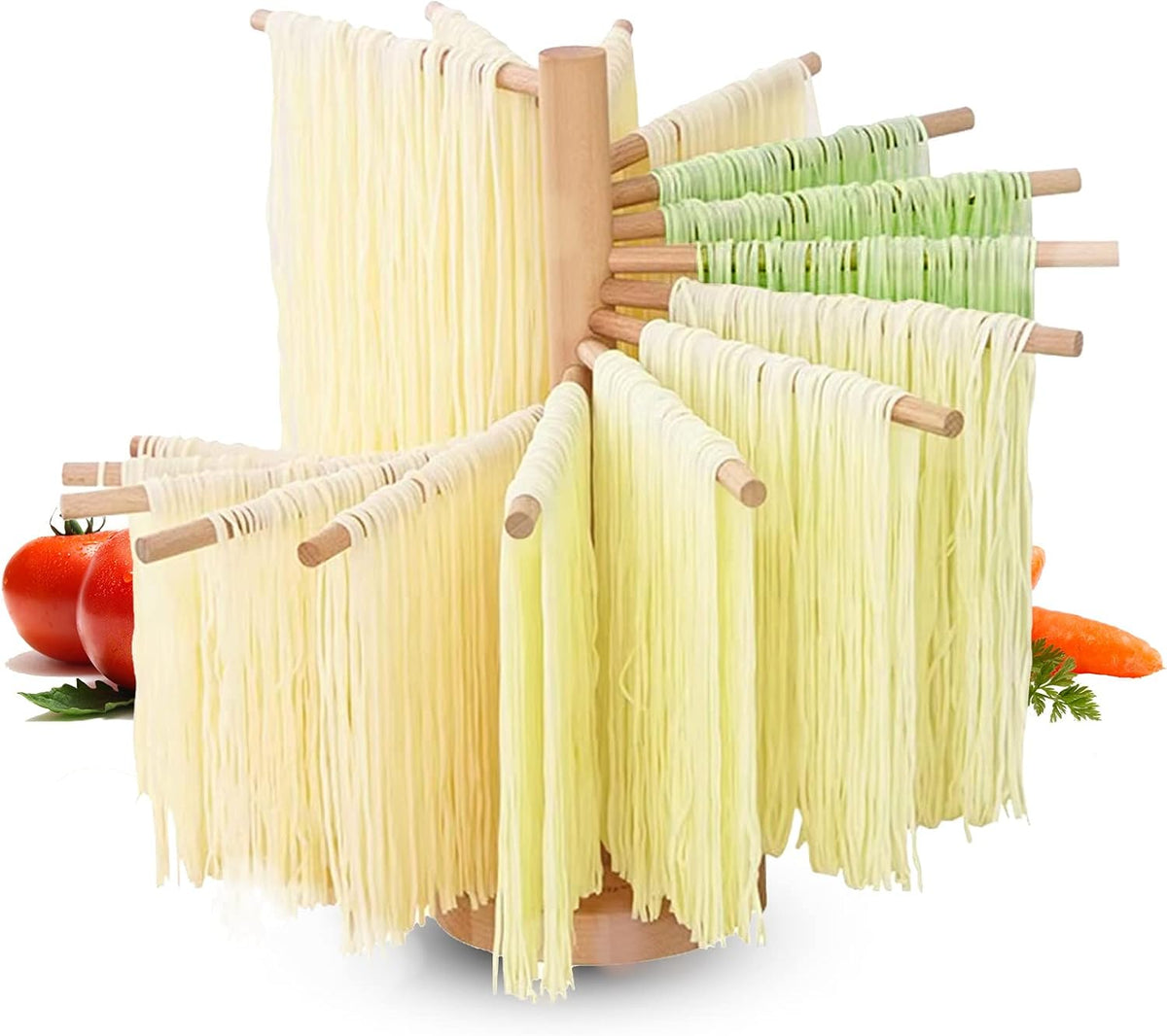 Estante secado pasta 16 brazos cocina colgador fideos