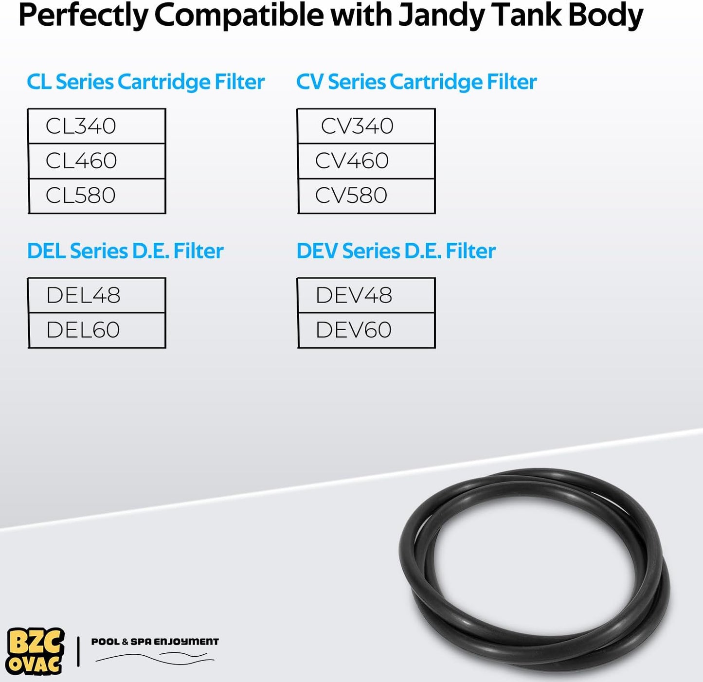Junta tórica para filtro piscina Jandy Zodiac DEV48 DEV60