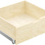 Organiz. cajón madera correderas riel 8"