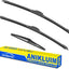 Juego limpiaparabrisas 24pulg con trasero 12pulg set 3