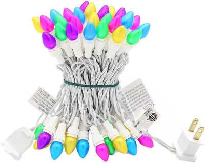 Guirnalda luces LED Pascua forma huevo 120V exterior
