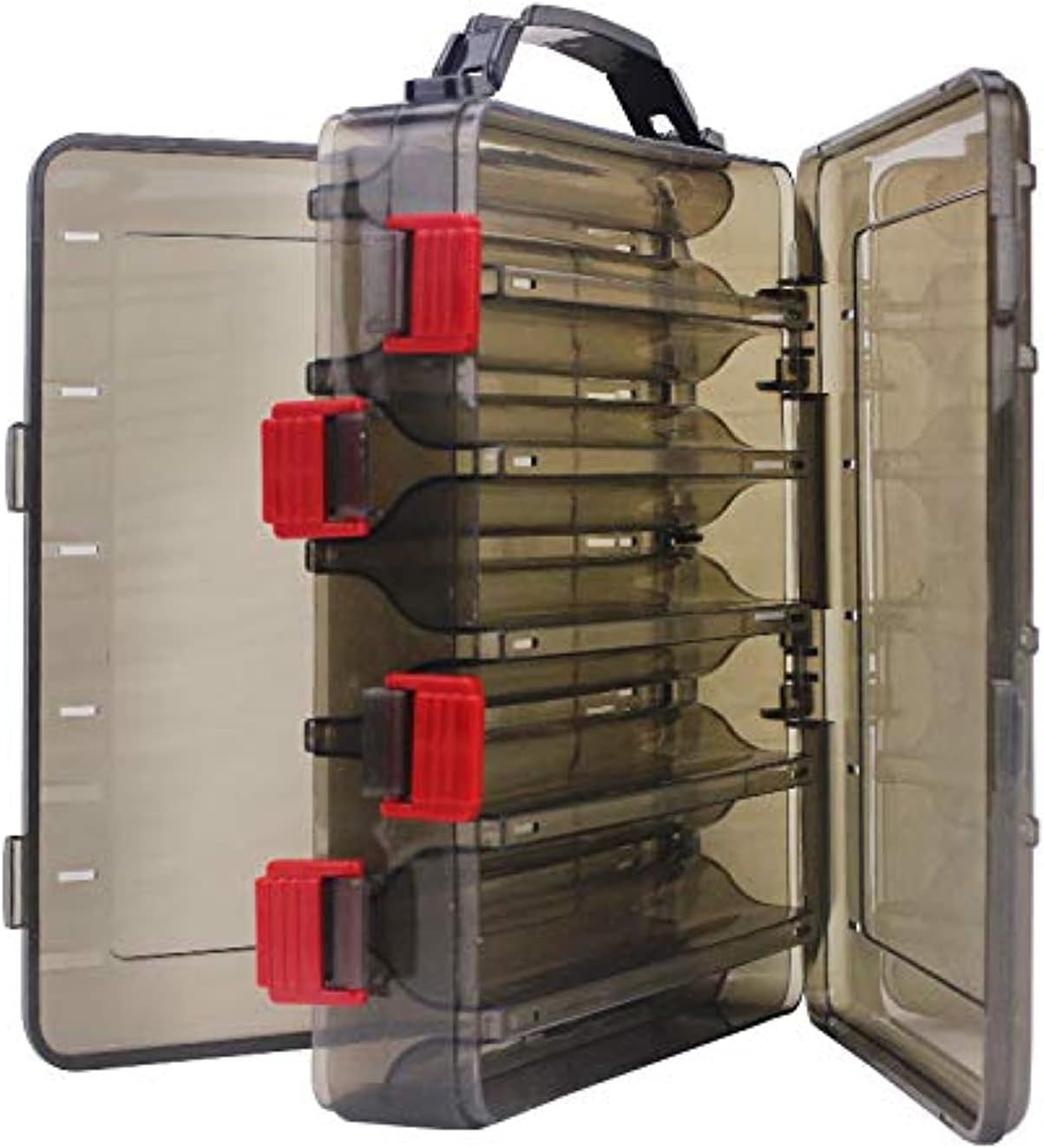 Caja doble cara 10 compartimentos impermeables para pesca