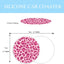 Marco matrícula aluminio leopardo rosa 2 Pzas