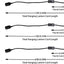 4 Cables Extensión 20ft E26 con Interruptor Negro