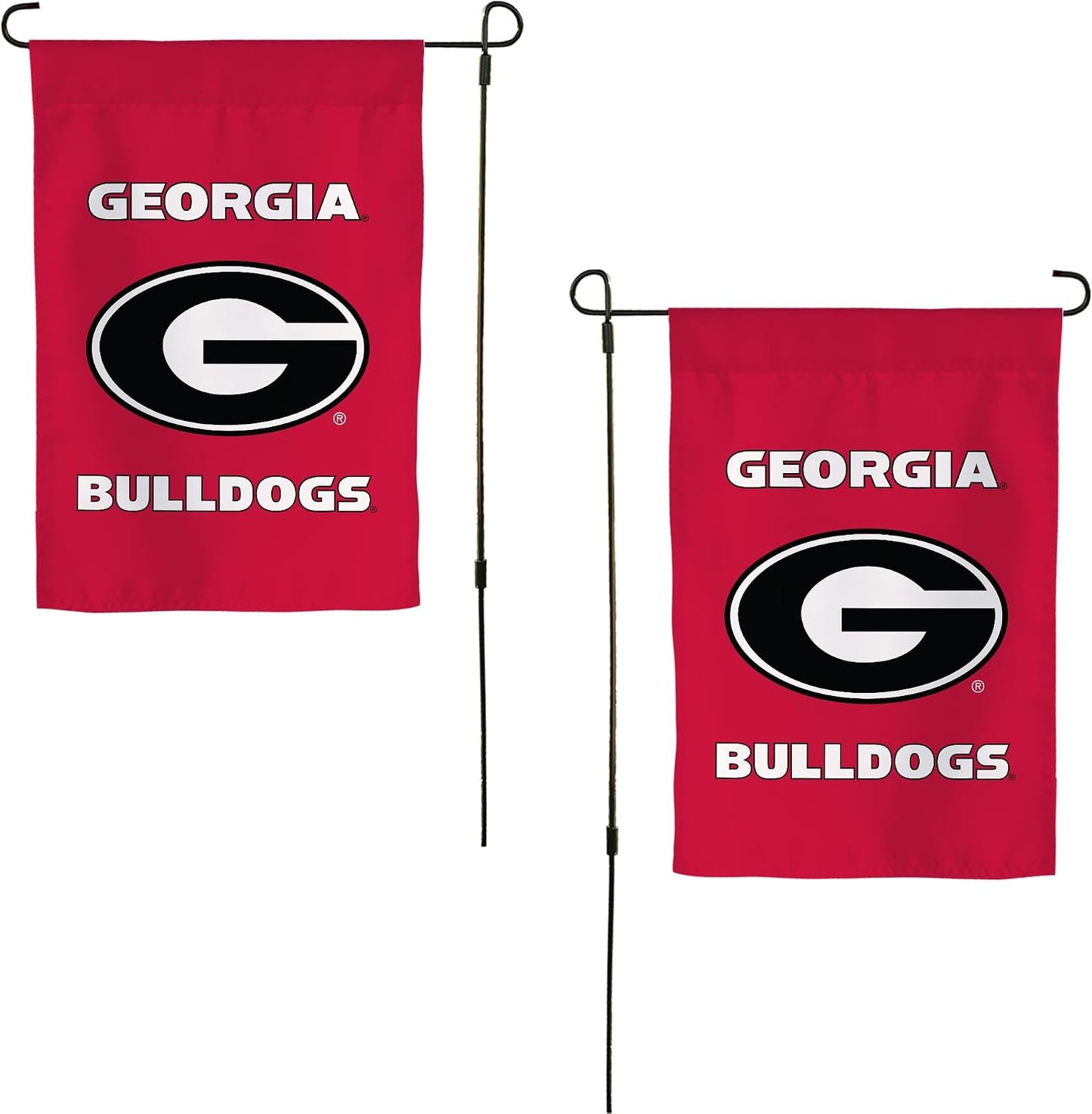 Bandera jardín UG Georgia 19x12pulg Bulldogs diseño G