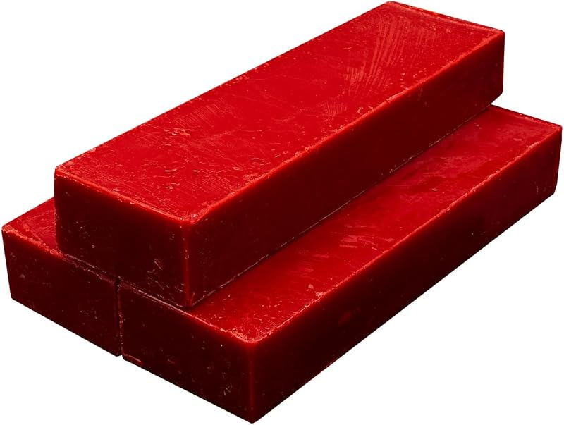 Bloque cera alimenticia para queso rojo 3 pzas