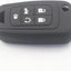 2 Fundas Silicona Goma 5 Botones Abatibles Sin Llave Negro