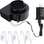 Soplador aire inflables 12V con ventilador 3 luces LED