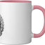 Taza Cerámica con Emblema Royal Engineers Rosa/Blanca