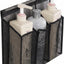 Organiz. ducha malla colgante baño negro