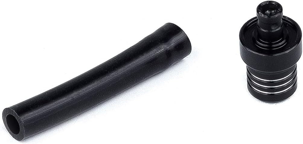 Tanque gasolina válvula ventilación manguera moto negro