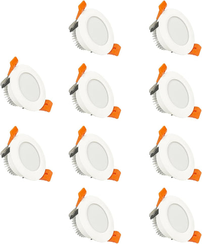 Lámpara empotrable LED 2pulg 3W luz blanca cálida 3000K
