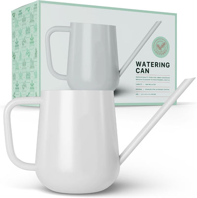 Regadera metal para plantas suculentas hierbas bonsái 33.8oz blanco