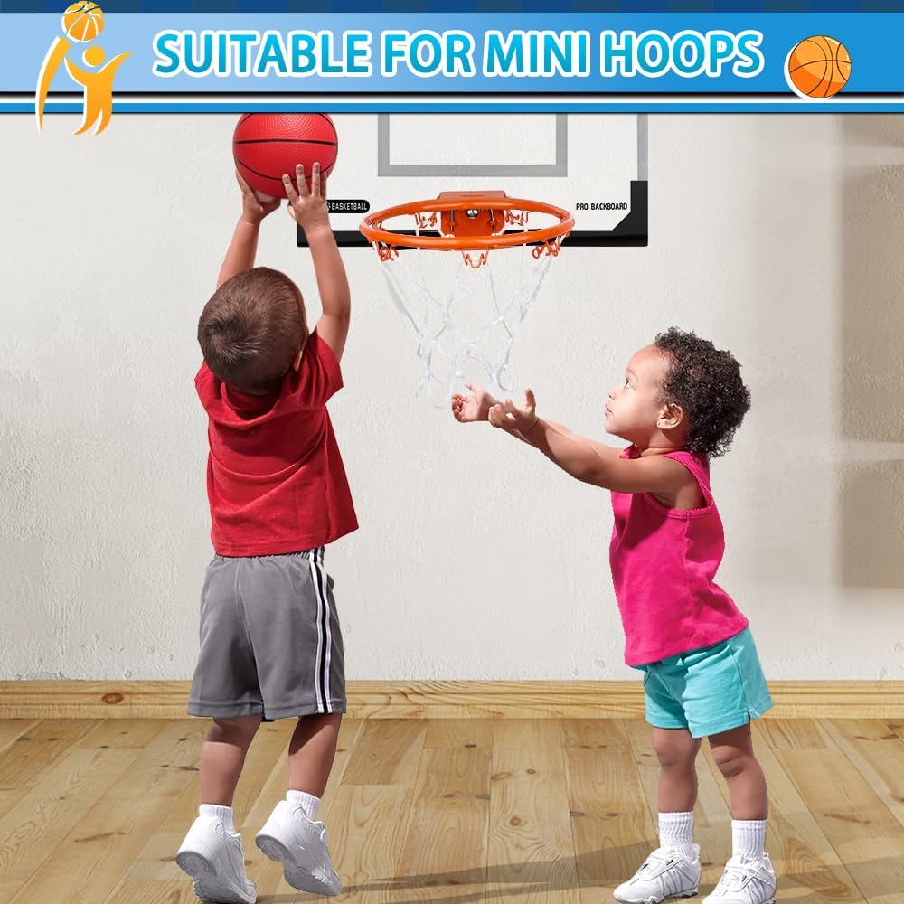 Mini baloncesto 6pulg para aro puerta bola PVC niños