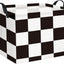 Canasta rectangular con asas para organizar hogar