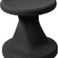 Taburete giratorio Wobble 14" asiento activo negro