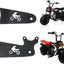 Pestañas extensión para bicicleta 8" Motovox/MM80